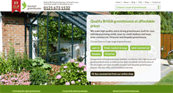 Desktop Screenshot of dovetailgreenhouses.co.uk
