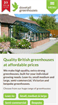Mobile Screenshot of dovetailgreenhouses.co.uk
